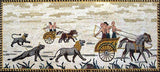Mosaic Art - Chariots Riders
