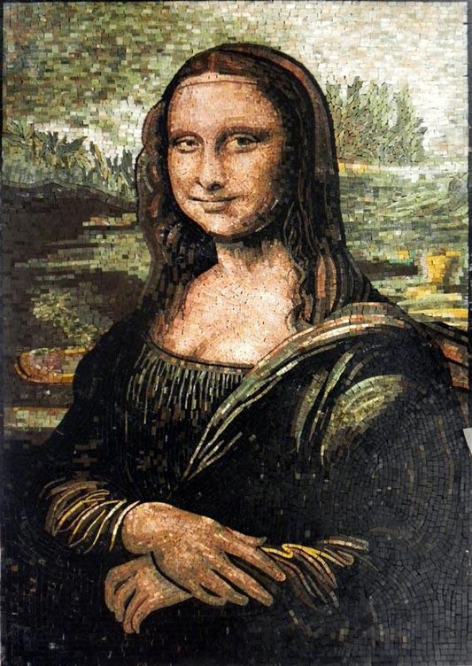 Leonardo Da Vinci Mona Lisa" - Mosaic Reproduction "