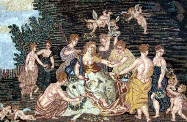 Angels Scene Mosaic