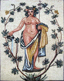 Roman Goddess Mosaic Art