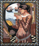Woman Decorative Mosaic Mural