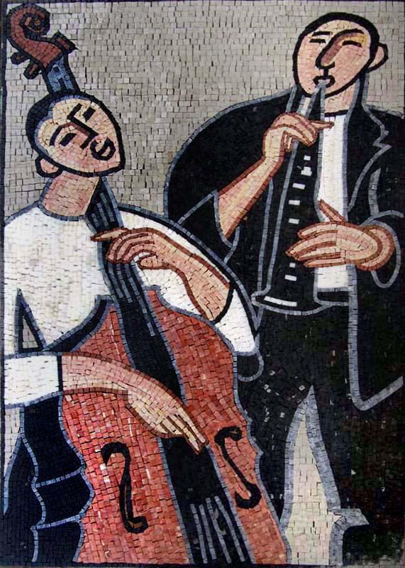 Musicians Mosaic Artwork
