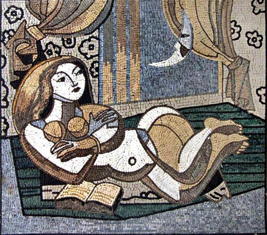 Picasso Daydreaming" - Mosaic Reproduction"