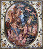 Hendrick van Balen Bacchus And Diana" - Mosaic Reproduction "