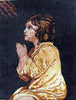 Child Praying Scene Mosaic