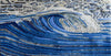 Detailed Wave Design Marble Mosaic