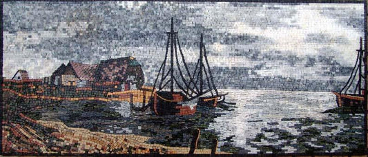 Natural Scene Stone Mosaic