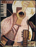 Contemporary Mosaic Art - The Guitar Piece