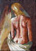 Naked Woman Mosaic Mural Art