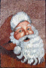 Santa Clause Mosaic Artwork