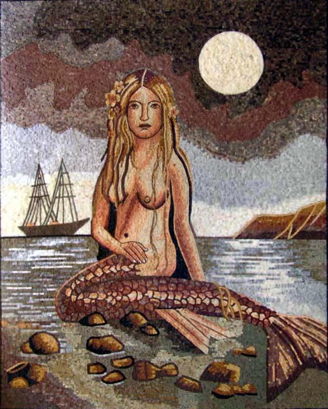 Mermaid Mosaic Nautical Fantasy Mosaics