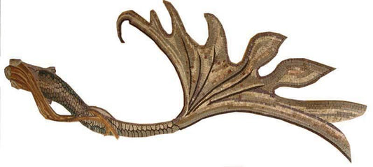 Mermaid Tail Mosaic Art