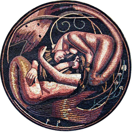 Mermaids Mosaic Fantasy Art