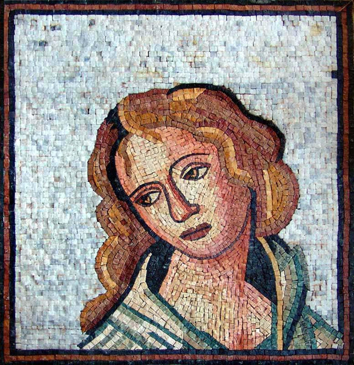 Michelangelo Madonna of Bruges" - Mosaic Reproduction"