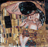 Gustav Klimt The Kiss" - Mosaic Reproduction "