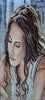Woman Portrait Mural Decorative Mosaic