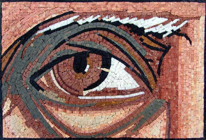 Oceanus Eye" - Mosaic Reproduction "
