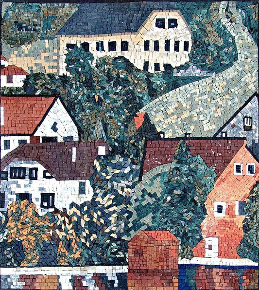 Klimt Marble Mosaic Art