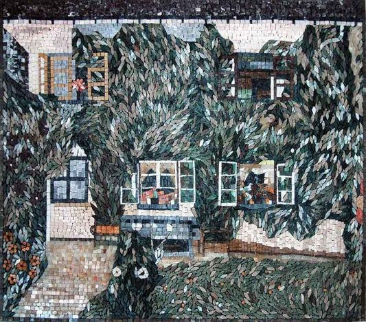 Klimt Mosaic Reproduction Landscape" "