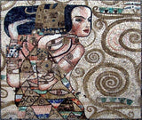 Gustav Klimt - Expectation" - Mosaic Reproduction"
