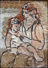 Pablo Picasso Mother and Child" - Mosaic Reproduction"