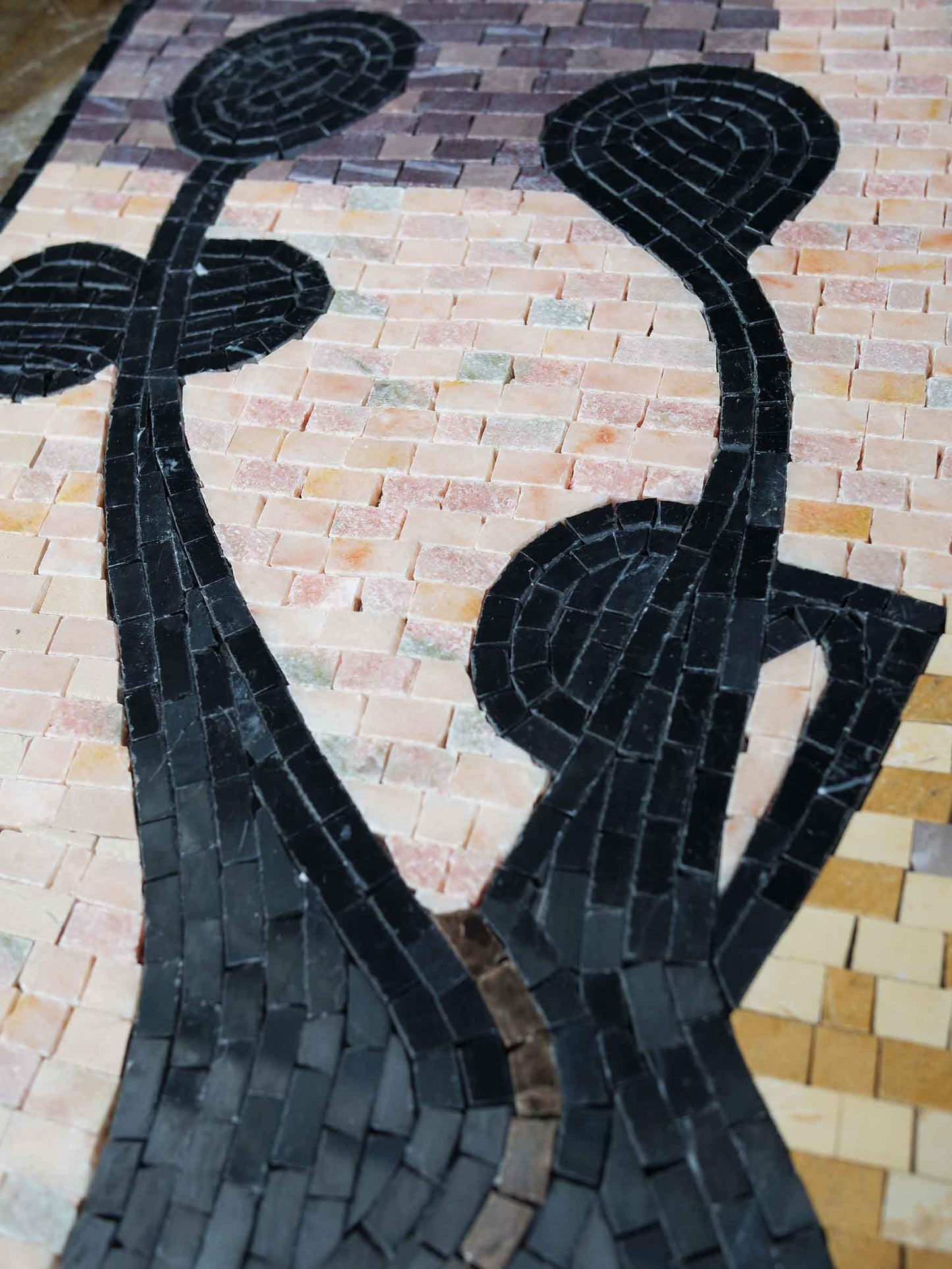 Modern Silhouettes-Mosaic Modern Artwork