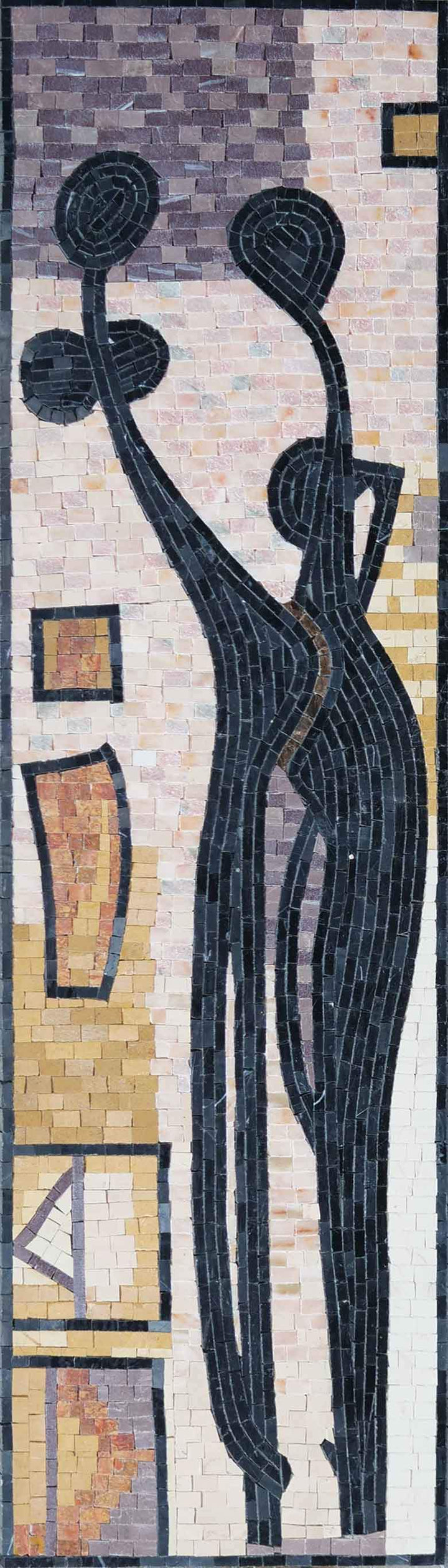 Modern Silhouettes-Mosaic Modern Artwork