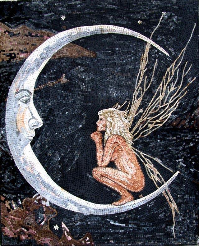 Moon Fairy Decorative Mosaic