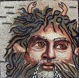Oceanos God Mosaic Designs Titan God