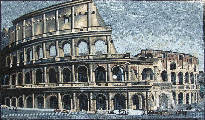 Colosseum Marble Mosaic Art