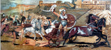 Greek Reproduction Of Trojan War Mosaic