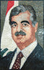 Hariri Portrait Marble Mosaic