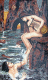 John Waterhouse The Sirens Mosaic Artwork