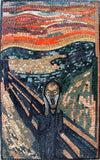 Edvard Munch Scream" - Mosaic Art Reproduction"