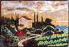 Vineyard Natural Scene Tuscan Mosaic Mural
