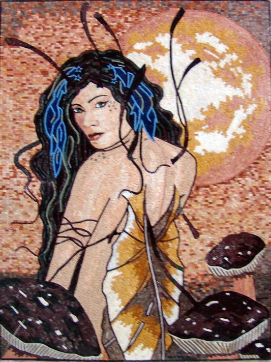 Butterfly Fairy Mosaic Artwork