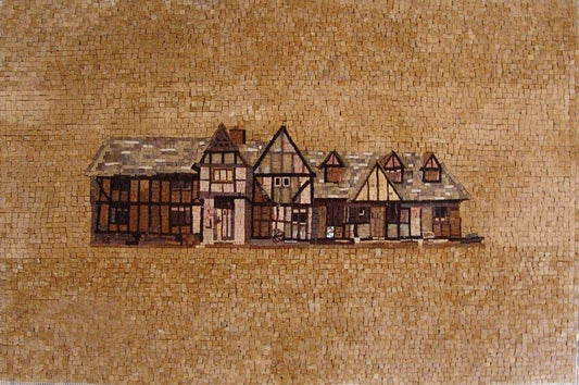 Mosaic Architecture Sketch Art