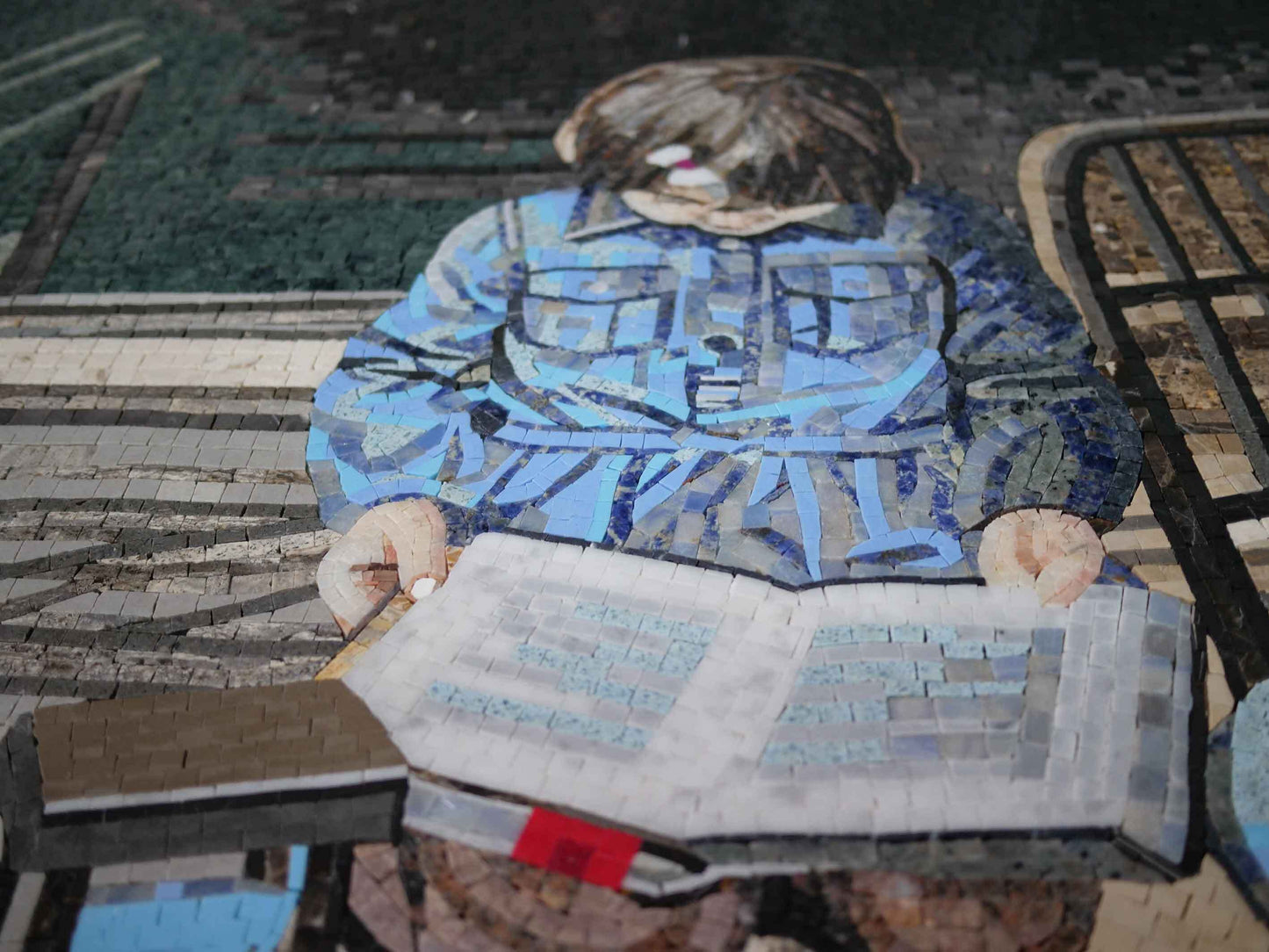 Mosaic Artwork - The Kid & Bird