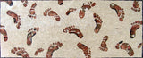 Footprint Mosaic Rug