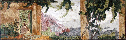 Mosaic Design Italian View Landscape- Marina