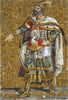 Roman Warrior Marble Mosaic Mural