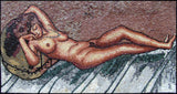 Naked Woman Marble Mosaic