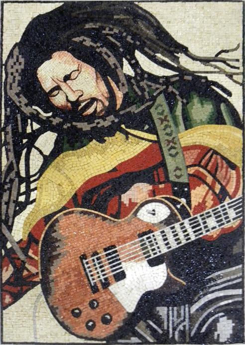 Bob Marley Mosaic Marble