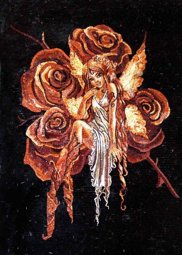 Fantasy Floral Mosaic Design