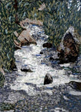 Water Falls Natural Scene Mosaic