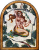 Sirenetta Mosaic Arched Art