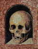 Gothic Skull Artwork Mosaic Mural