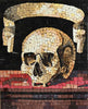 Gothic Skull Artwork Marble Mosaic Art