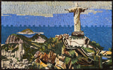 Religious Marble Mosaic-Cristo Redentor