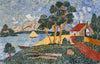 Landscape of beach house Mosaic